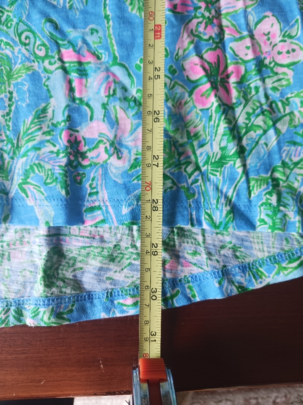 Lilly Pulitzer V-neck Etta Tee XL "Via Parigi" NWOT - Picture 6 of 6